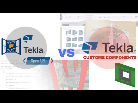 Tekla Tip #43 - Tekla Open API  Plugin và Custom Component !!