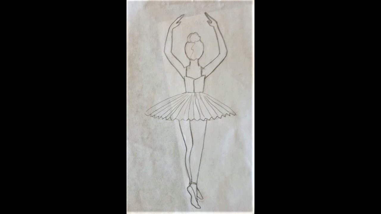 Cómo dibujar una bailarina de ballet de manera rápida - thptnganamst.edu.vn