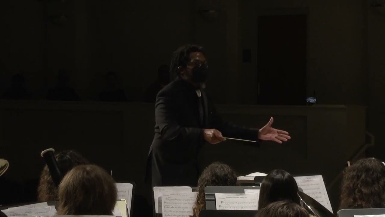 2023 02 11 Wind Ensemble   Festival of Bands Concert conductor view