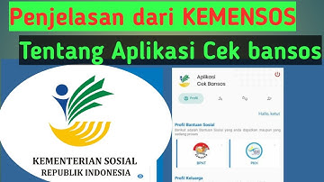 info Penting ! Penjelasan dari KEMENSOS tentang Aplikasi Cek Bansos