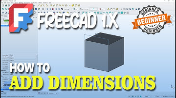 FreeCAD 1.x How To Add Dimensions