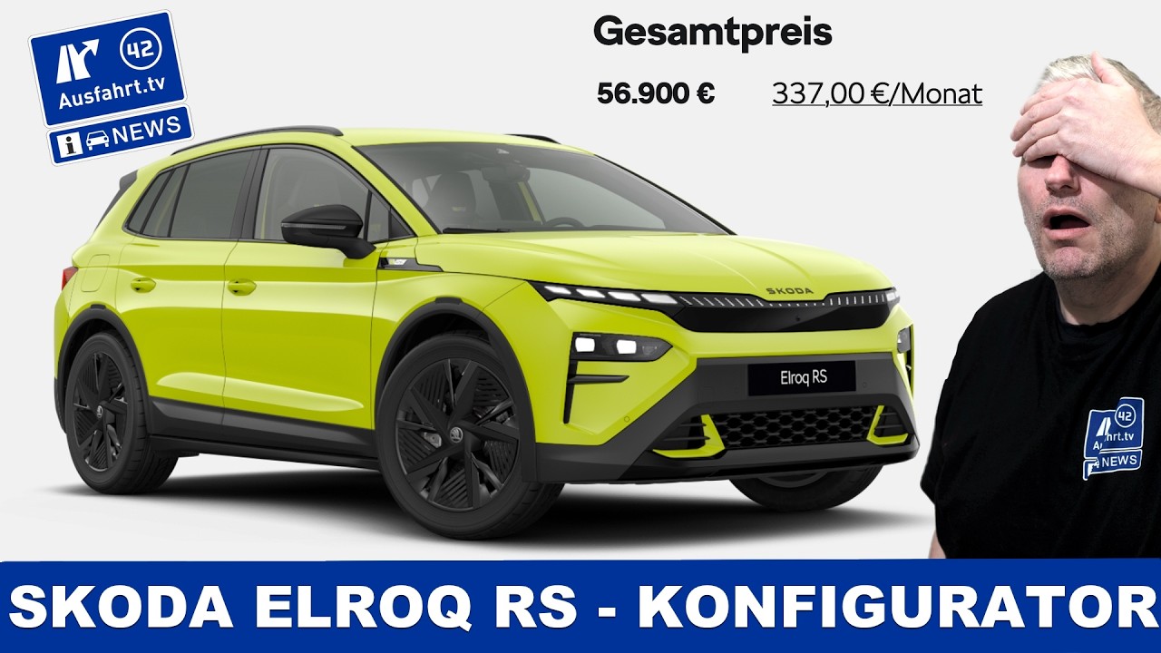 2025 Skoda Elroq RS Preis Leasing Konfigurator | Was bekommen wir fr ...