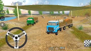 Animal Cargo Truck Simulator // wild Animal Transport Games 3d // Android gameplay Malayalam screenshot 1