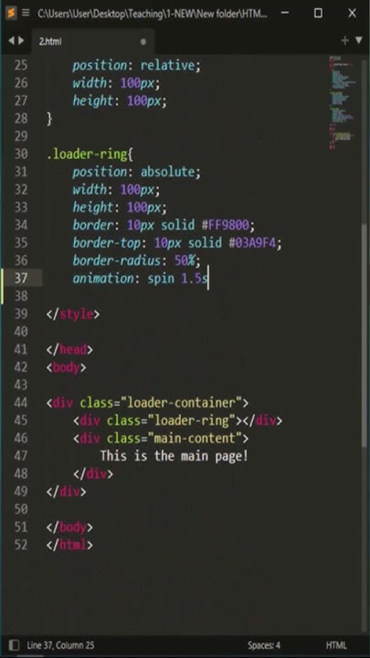 Screen loader #csseffect #css3animation #pageloveshayari - YouTube