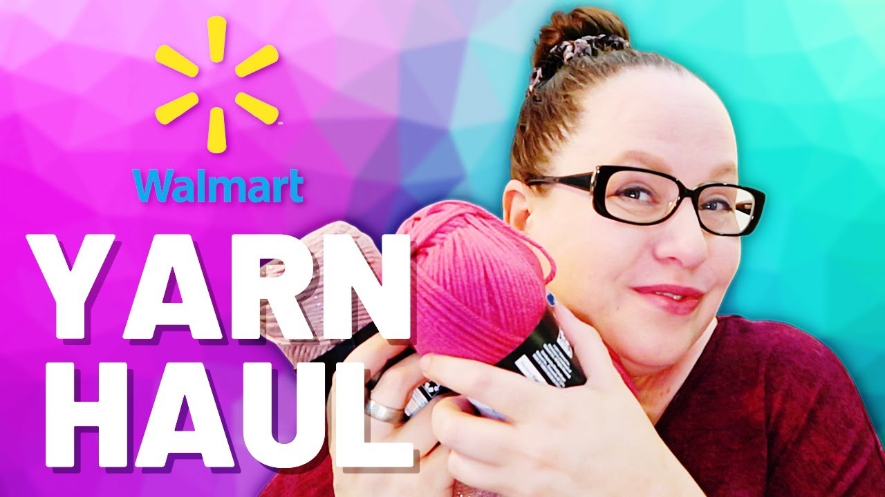 Walmart Yarn Haul Fall 2021 | Mainstays Sparkly Acrylic Yarn | Mainstays Acrylic Anti-Pilling Yarn