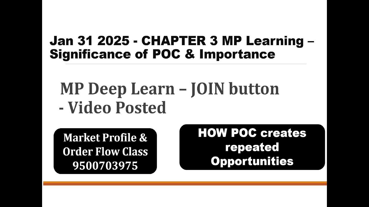Jan 31 2025 - CHAPTER 3 MP Learning – Significance of POC & Importance ...