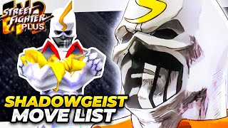 SHADOWGEIST MOVE LIST - Street Fighter EX2 Plus (SFEX2P) screenshot 5