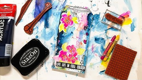 How to make a Tag Journal - Mixed Media Tutorial