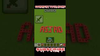 Comment Your Name 💬 #minecraft #equipou #boostup #boost #viral #gaming #spigot #dream #hypixel #tnt