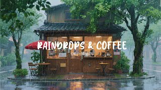 Raindrops & Coffee ☔ – Chill Lofi Jazz Beats from a Quiet Street Café