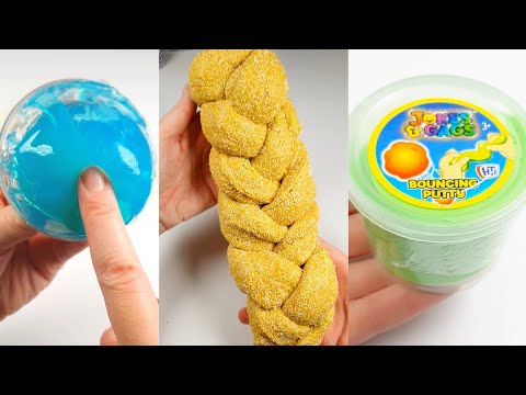 Satisfying Bouncing Putty Slime and DIY Squishy Bread ASMR