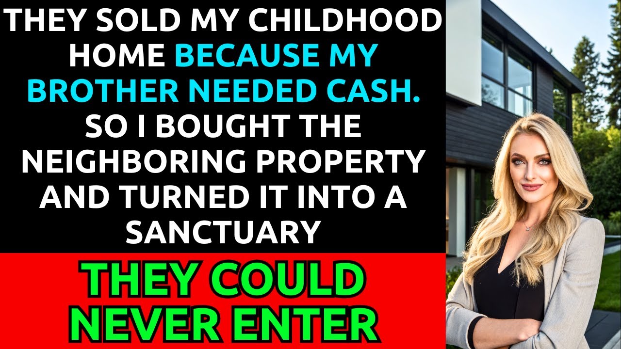 They Sold My Childhood Home for My Brother's Cash, So I Created a ...