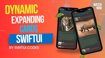 Create Dynamic Expanding Cards in SwiftUI  Stunning Animation Tutorial