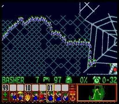 Lemmings - Mayhem Level 4 Solution