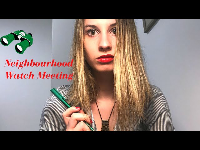 ASMR ROLEPLAY: Neighbourhood watch meeting by anti-PTA mom! (Soft Spoken)