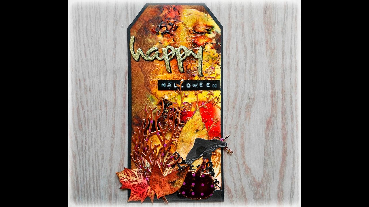 Mixed Media Tag Tutorial - YouTube