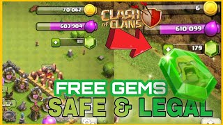 COC GEMS HACK / SIMPLE and SAFE EARNING GEMS FOR CLASH OF CLANS GOLDEN SWEETHEARTS screenshot 3