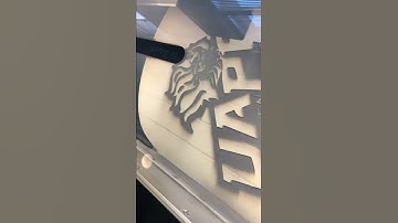 Custom Engraved HBCU Sign Made on Glowforge
