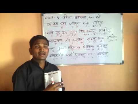ESL - Spoken English Through Marathi. Learning.  Videos. Course.Class. KOLHAPUR . AHMEDNAGAR.