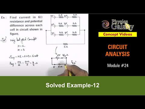 Class 12 Physics | Circuit Analysis | #24 Solved Example-12 on Circuit Analysis | For JEE & NEET