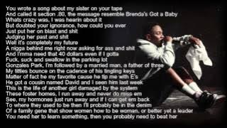 Kendrick Lamar - Sing About Me (HD Lyrics)