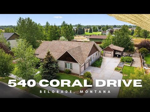 540 Coral Drive, Belgrade, MT home video tour