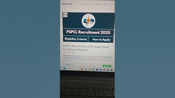 PSPCL Recruitment 2025 #pspcl #pspclrecruitment2025 #pspclalmnewupdate #pspcl