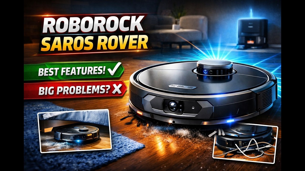 Cleaning Rover Robbot Roborock Saros Rover Review 🤖 | Smart Cleaning Robot Explained! - YouTube