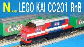 Download lagu N Gauge LEGO Train P T Kereta Api Indonesia Diesel Locomotive CC201 RnB Perumka livery (KAI Toy)