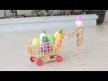 Wow! Attractive DIY Robot and Shopping Cart Toy For Kids