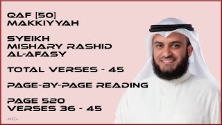 Qaf 50  Mishary Rashid  Page 520  Verses 36  45