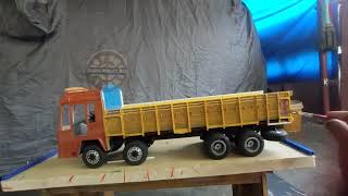 miniature 12 wheel ashok leyland truck/ customers truck/painting work ongoing