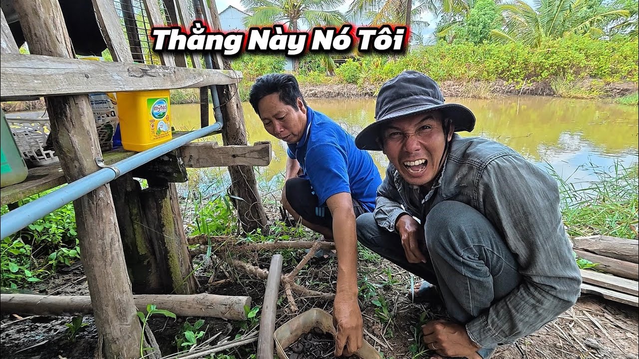 Bữa Nay 2 Cha Con Sửa Lại Sàn Nước Để Bầu Đi An Toàn Và Làm Bữa Cơm Gia Đình