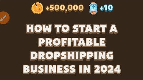 How to Start a Profitable Dropshipping Business in 2024 | Memefi Youtube Video Code