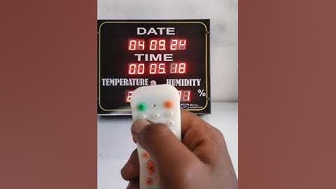 TEMPERATURE AND HUMIDITY SETTING VIDEO#settingvideo #temperature #humidity #temperaturehumidity