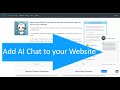 Supercharge Your Website with AI: Integrating ChatGPT-powered agent for sales and customer support