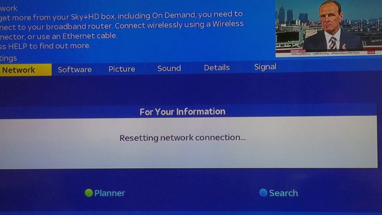 Setting up Sky on demand not working