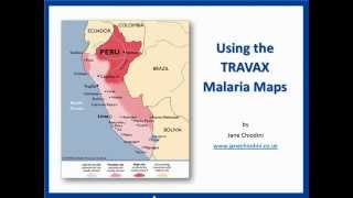 TRAVAX malaria maps screenshot 3