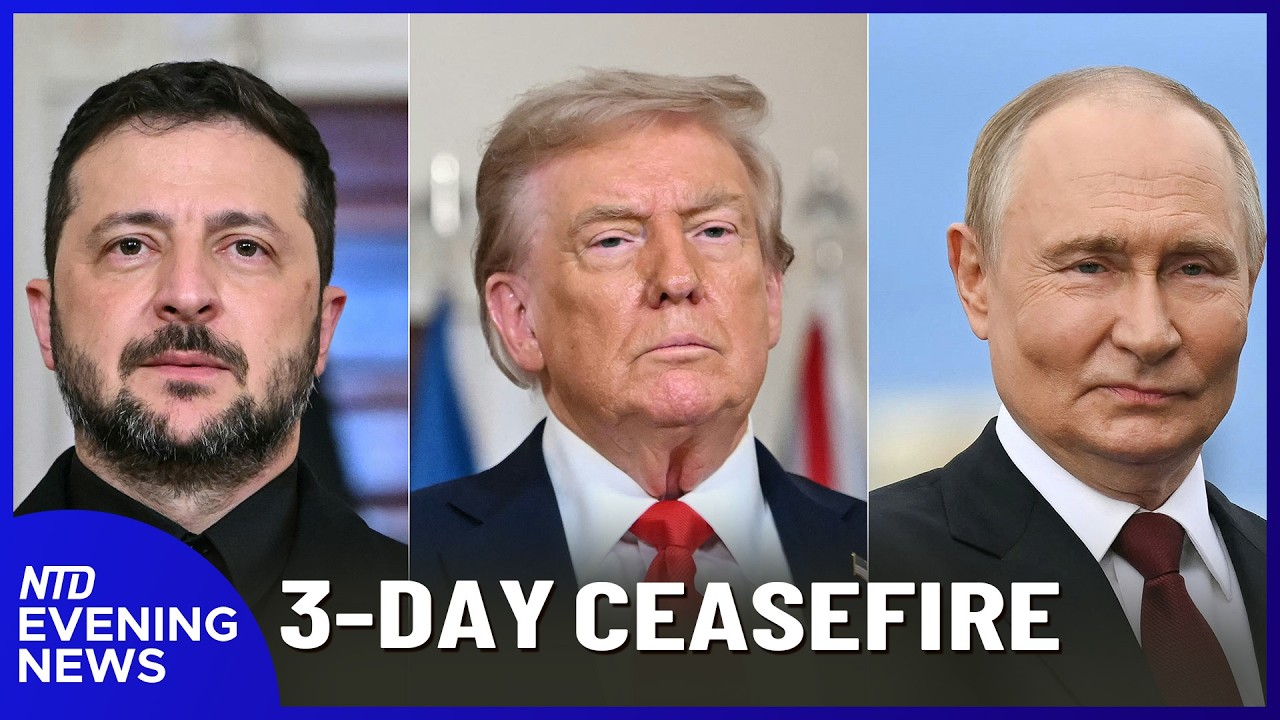3-day Ceasefire in Russia-Ukraine War; U.S. Releases UFO Files | NTD Evening News (May 8)
