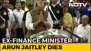 BJP Leaders Mourn Former Union Minister Arun Jaitley's Death