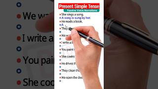 Simple Present Tense Affirmative Sentences Active And Passive Voice Narrations Simple Present Tense Affirmative Sentences Active And Passive Voice Narrations