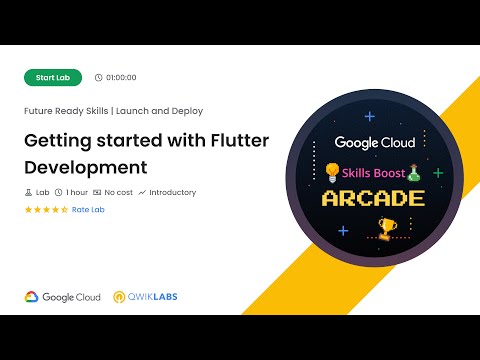 Getting started with Flutter Development | #GSP885 | #qwiklabs #arcade #arcadegames