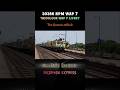 New Delhi Sealdah Rajdhani Express with 30366 RPM Tricolour WAP 7 livery