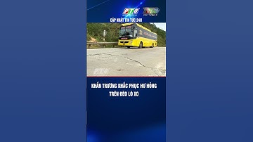 Khẩn trương khắc phục hư hỏng trên đèo Lò Xo #ptq #truyenhinhquangngai