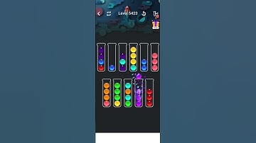 Color sort / Ball sort level 5423