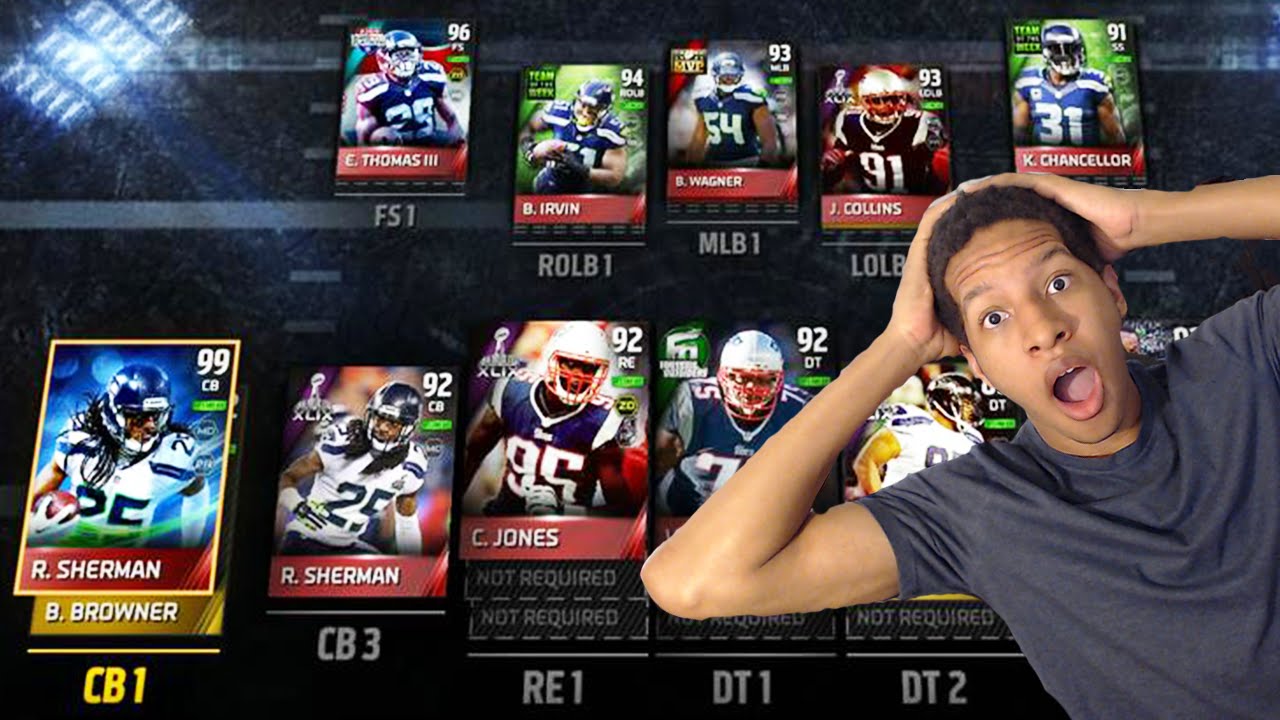 SUPER BOWL 49 SQUAD! - CLUTCH THRILLER! - Madden 15 Ultimate Team - MUT 15