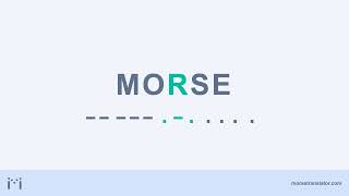 Morse in Morse code