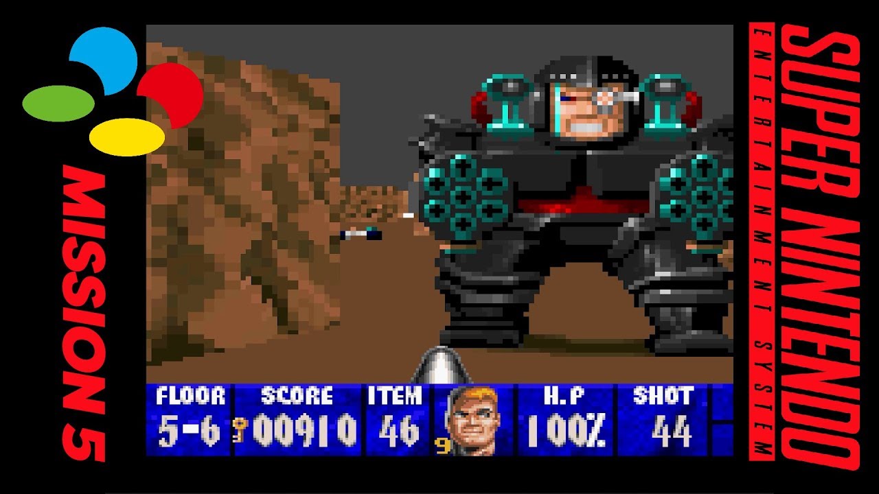 Wolfenstein 3D - Mission 5 (1994) [SNES]
