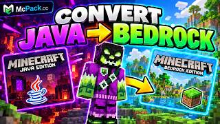 Full Convert Pack JAVA to BEDROCK | With McPack.cc Update