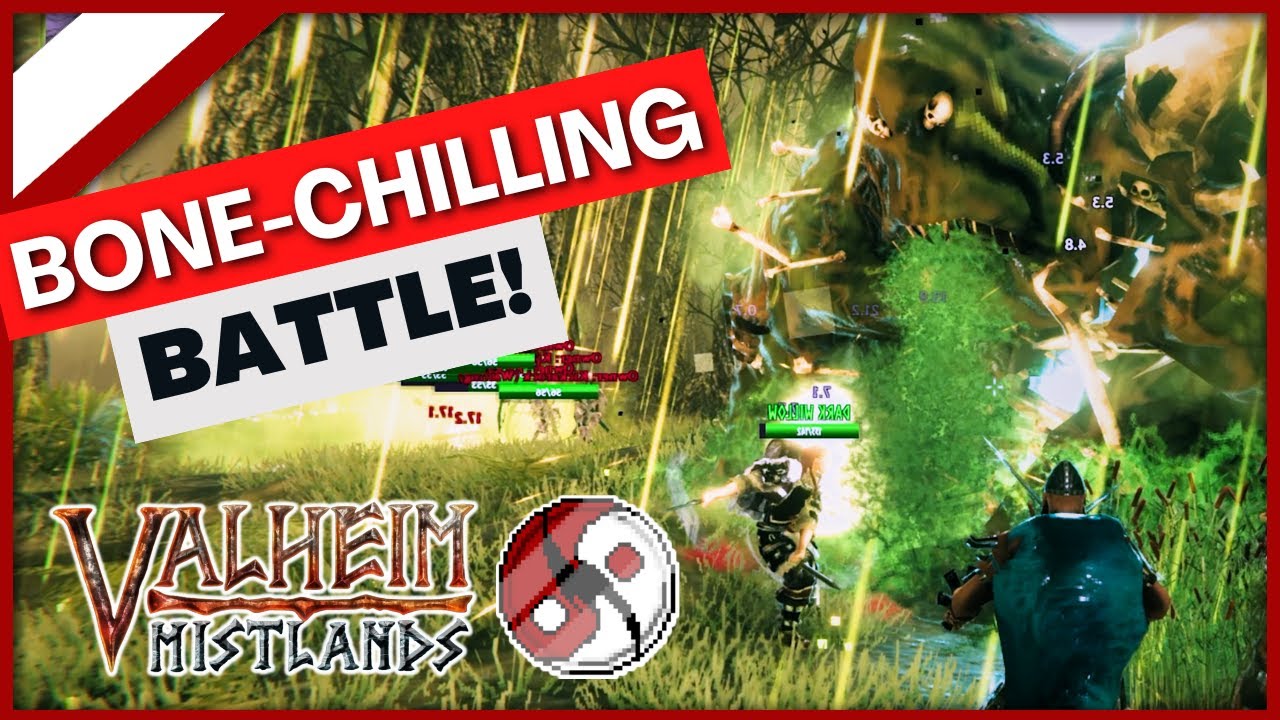 Monstrous Mayhem: The Battle Against Bonemass Begins! Valheim Le't Play